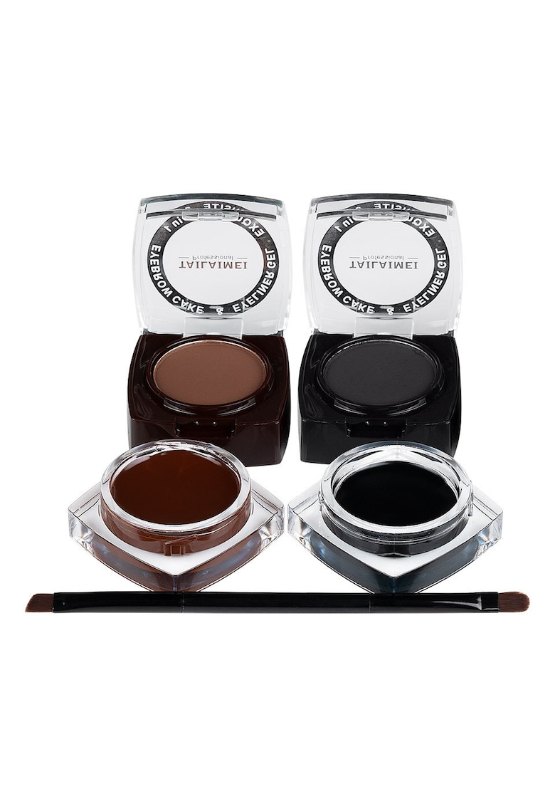Kit sprancene - 2 culori - Negru/Maro