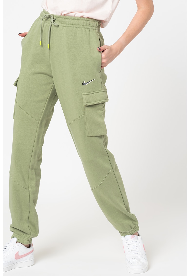 Pantaloni sport cargo cu snur in talie Sportswear cargo