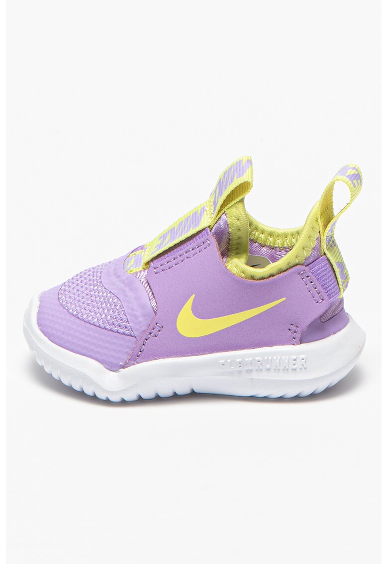 Pantofi sport slip-on cu insertii de piele Flex Runner