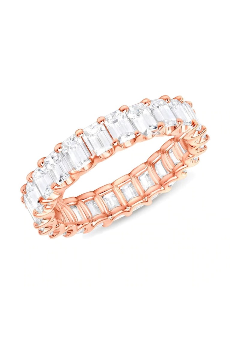 Inel rose gold - tennis - cu pietre din zirconiu - Nikoleta Inel rose gold - tennis - cu pietre din zirconiu - Nikoleta