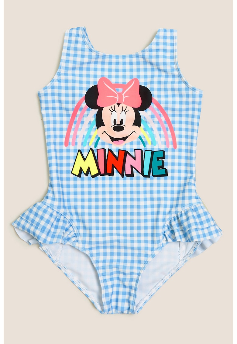 Costum de baie intreg cu imprimeu cu Minnie Mouse