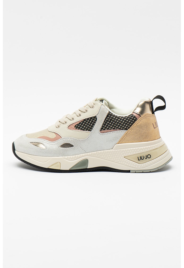 Pantofi sport cu garnituri de piele intoarsa Hoa