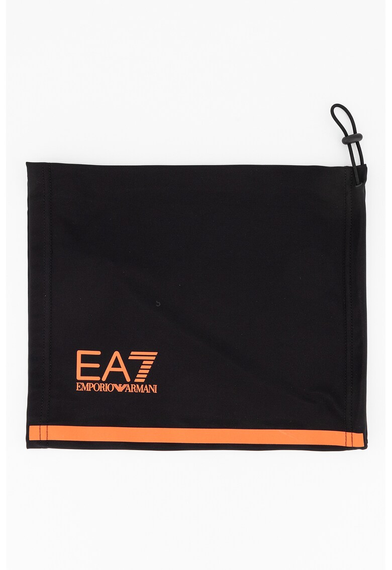 Protectie ajustabila pentru gat cu imprimeu logo EA7 EA7