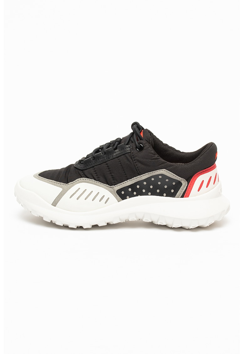 Pantofi sport din material textil cu talpa wedge Houston Camper imagine noua gjx.ro