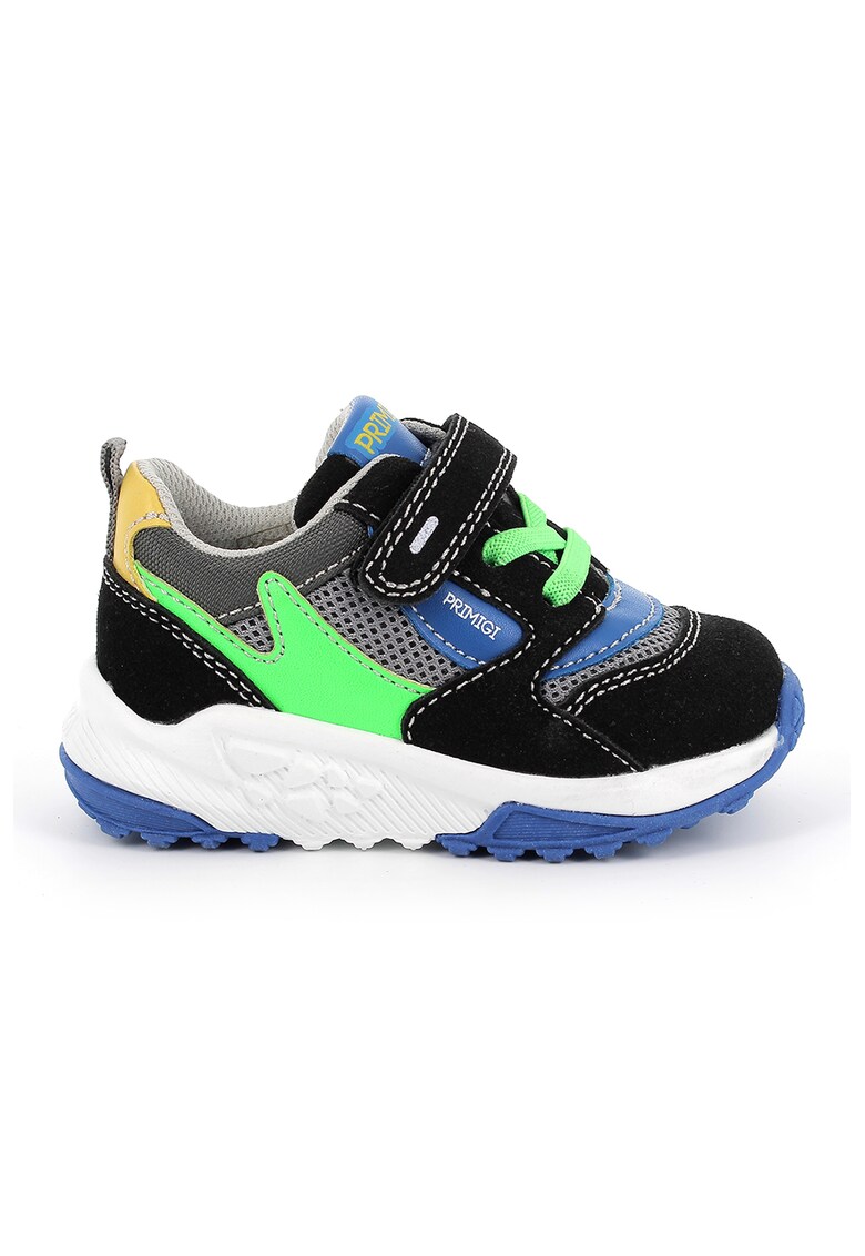 Pantofi sport cu velcro si model colorblock image