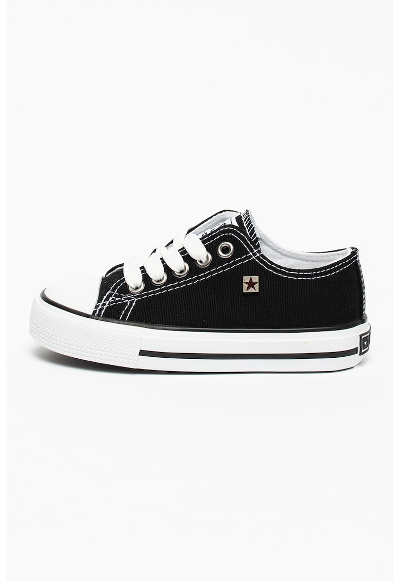 Big Star Tenisi de material textil cu varf intarit - Negru