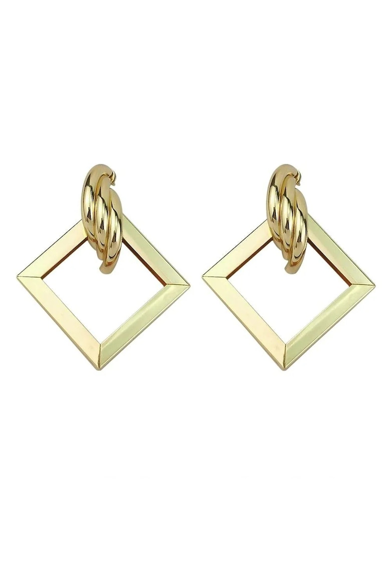 Cercei aurii - forma de romb - Adison C2 -