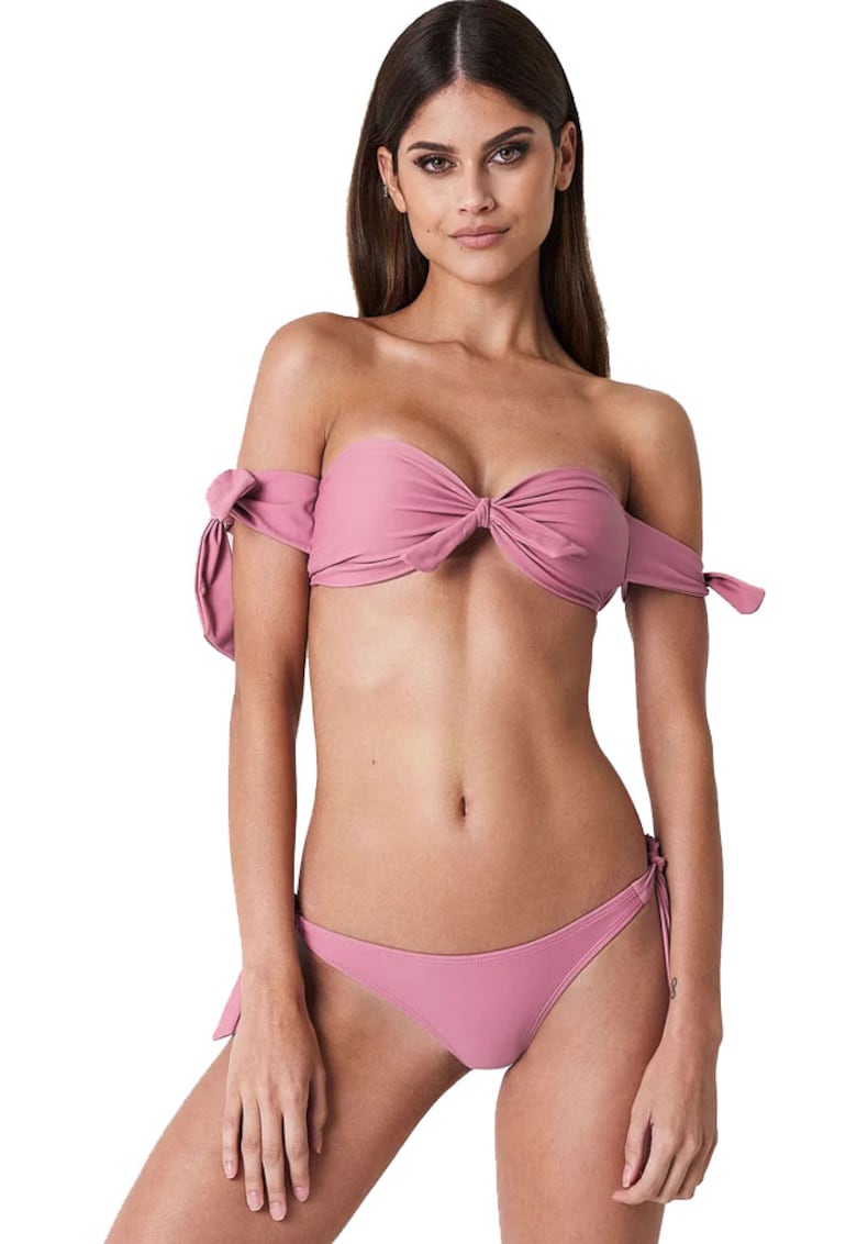 Slip de baie cu snur lateral 3354 - - Roz