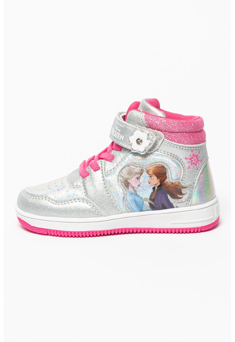 Pantofi sport de piele ecologica mid-high cu Frozen fashiondays.ro imagine noua gjx.ro