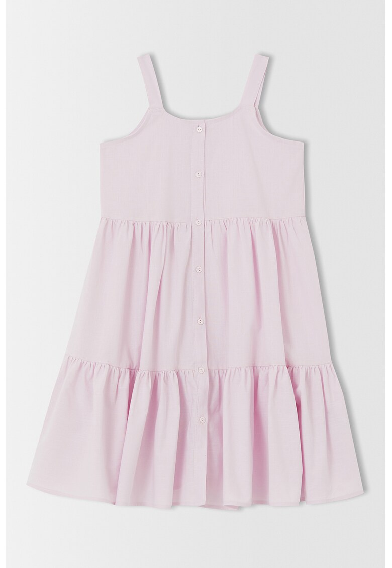 Rochie cu nasturi si pliuri