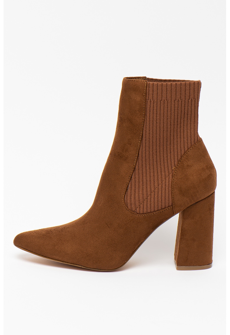 Botine de piele intoarsa ecologica Recite