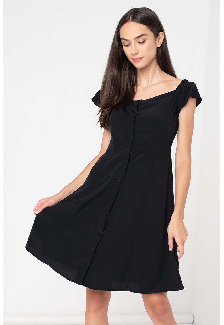 Rochie mini cu decolteu pe umeri