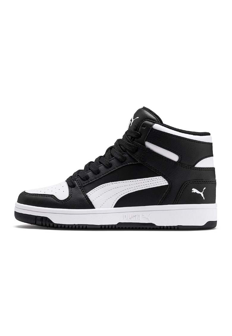 Pantofi sport mid-cut de piele ecologica Rebound Layup