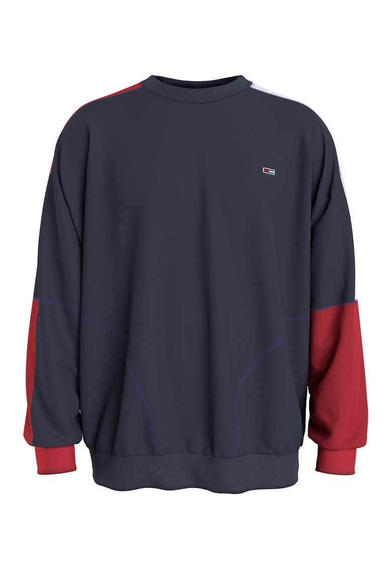 Bluza sport din amestec de bumbac organic cu accente colorblock fashiondays.ro imagine 2022 reducere