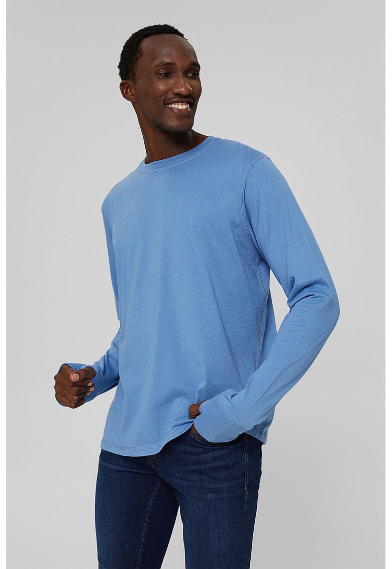 Bluza regular fit din amestec de bumbac organic Esprit