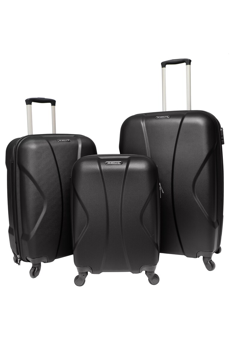  Set 3 trolere BIGGER - ABS - marime S+M+L - culoare negru 