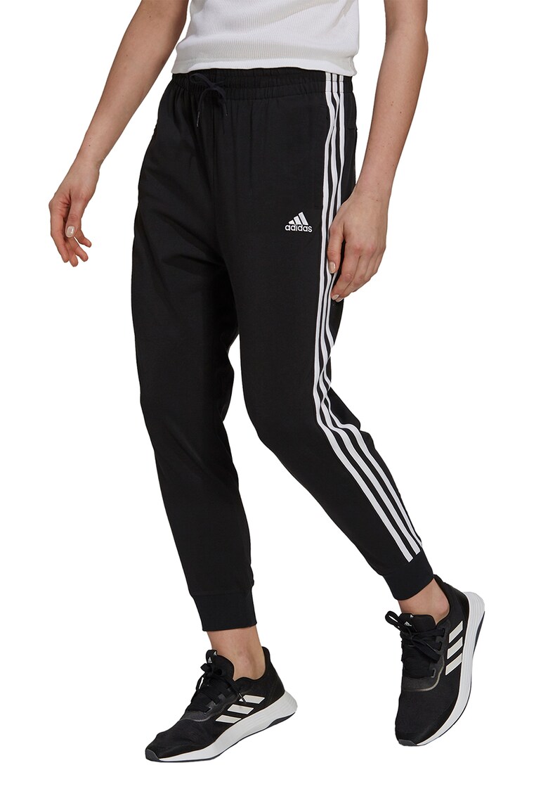 Pantaloni cu talie elastica si logo adidas Sportswear