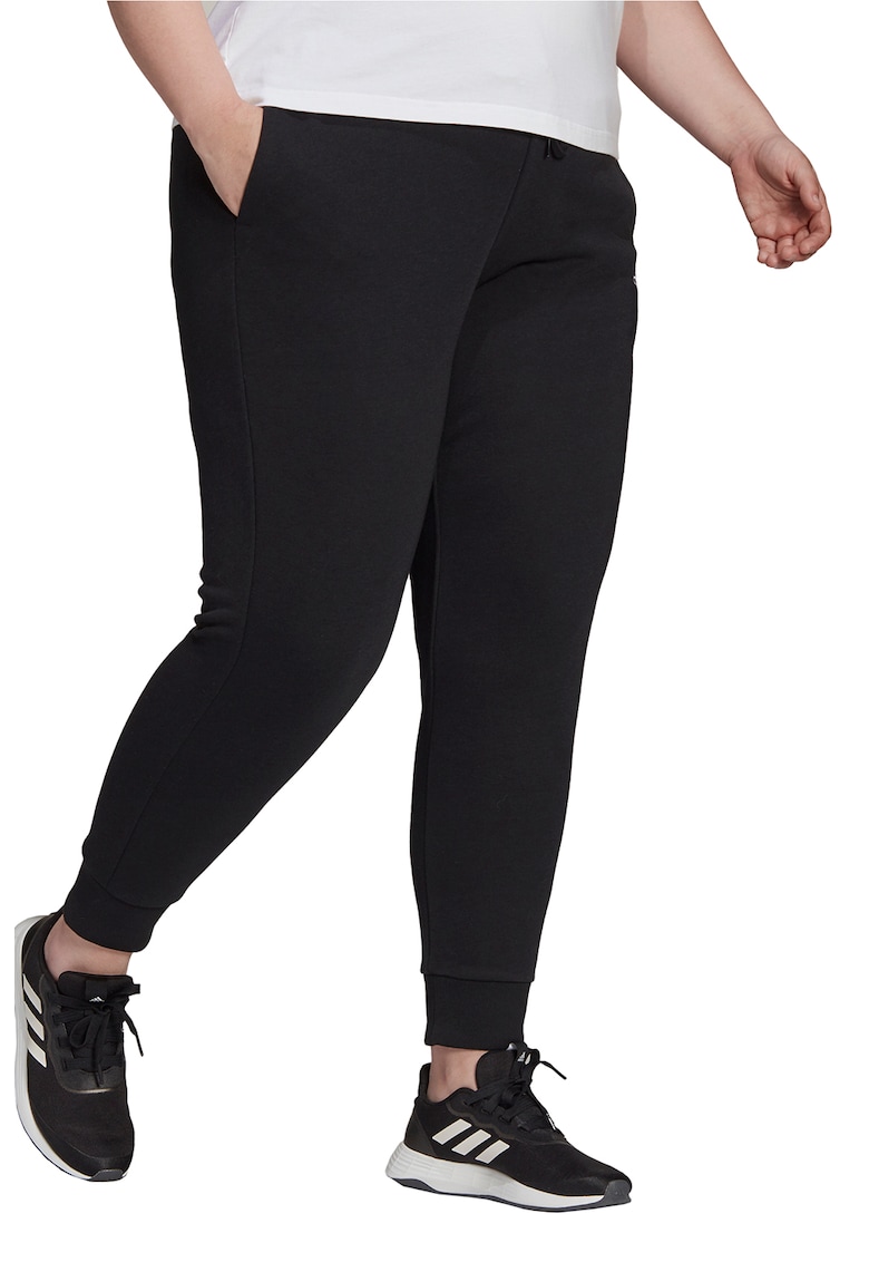 Pantaloni sport slim fit cu imprimeu logo Essentials adidas Sportswear