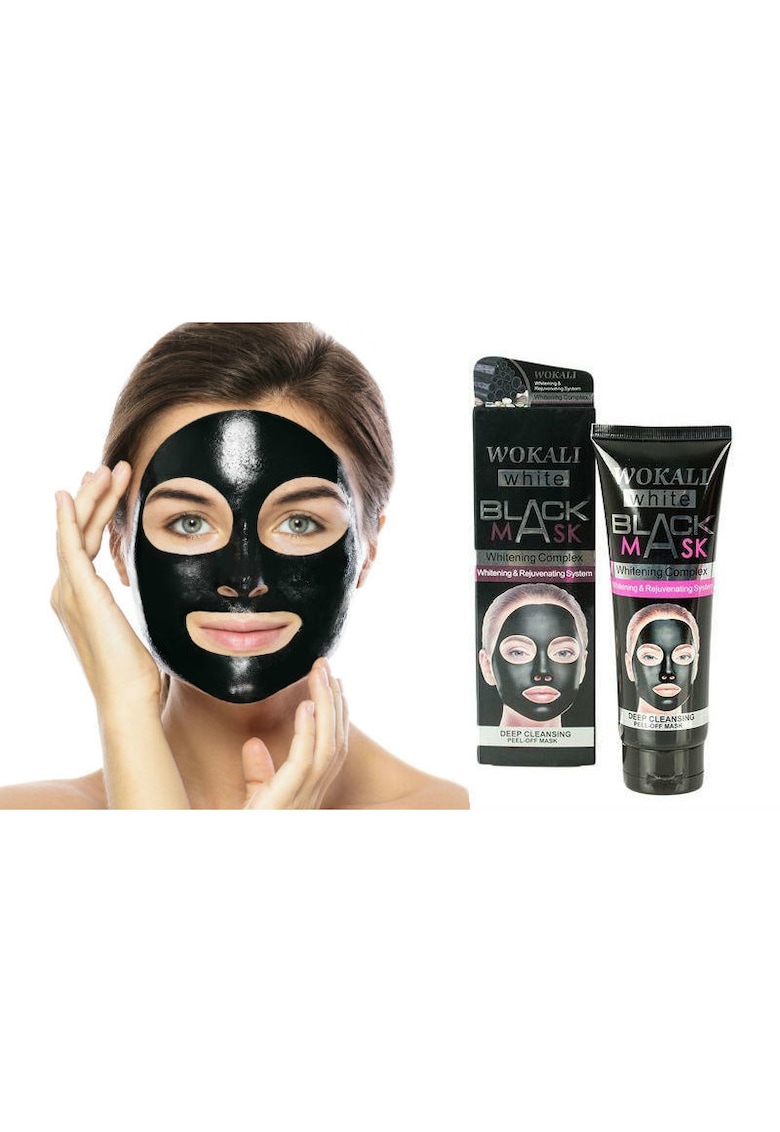 Masca neagra de fata anti-rid cu Argila Minerala - Vitamina A & E - Efect detoxifiant si de intinerire -  BLACK Mask - 130 ml