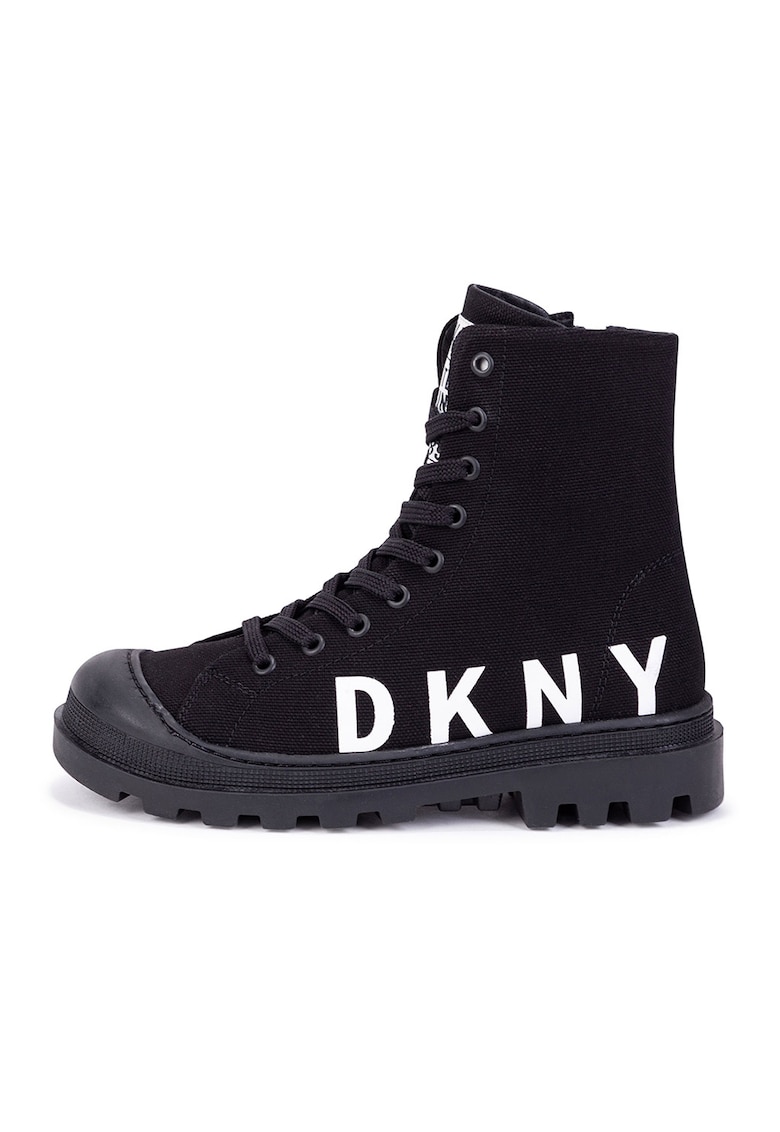 Tenisi inalti cu logo DKNY imagine reduss.ro 2022