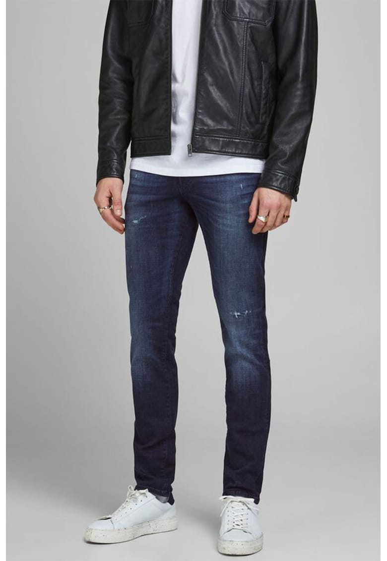 Blugi slim fit Glenn Icon 758 - Bleumarin