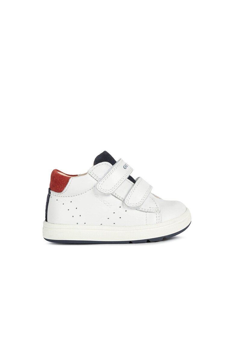 Pantofi sport de piele cu insertii de piele intoarsa Biglia