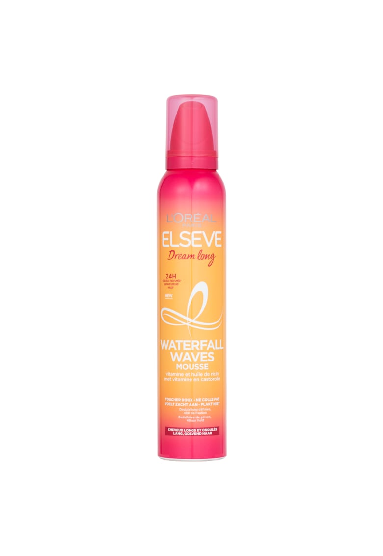 Spuma pentru definirea buclelor Elseve Dream Long Waves Waterfall - defineste buclele pana la 48H - fara senzatie de par rigid - 200 ml