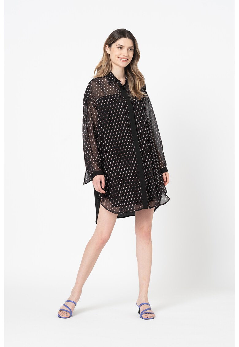 Rochie-camasa cu imprimeu Olyzz