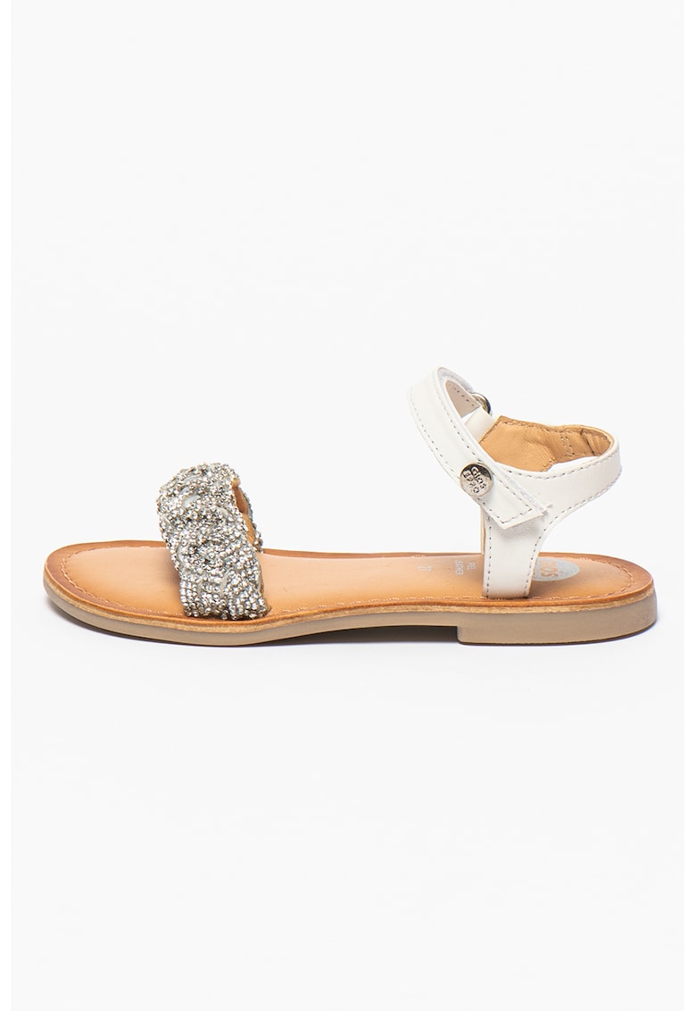 Sandale de piele cu aplicatii Trade fashiondays.ro