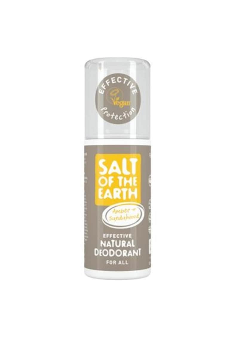 Deodorant spray unisex fara saruri de aluminiu - 100 ml - Ambra/Santal