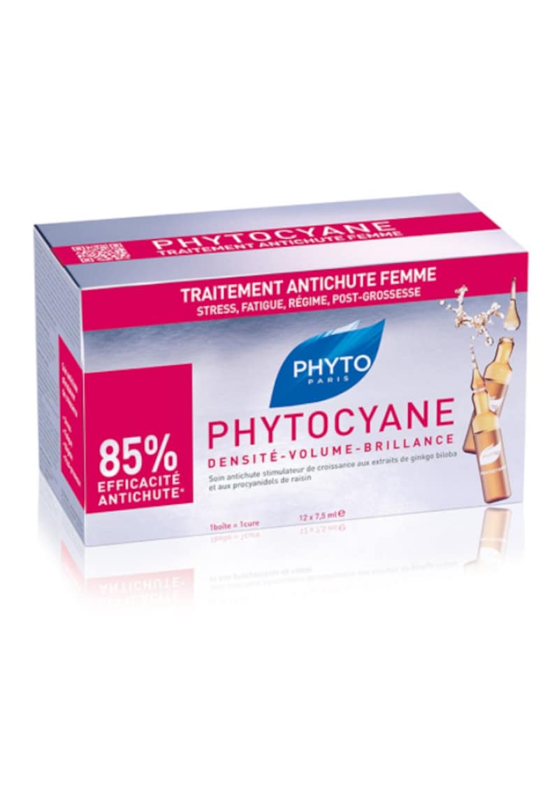 Терапия против косопад Phytocyane - За жени - 12 ампули x 7.5 мл