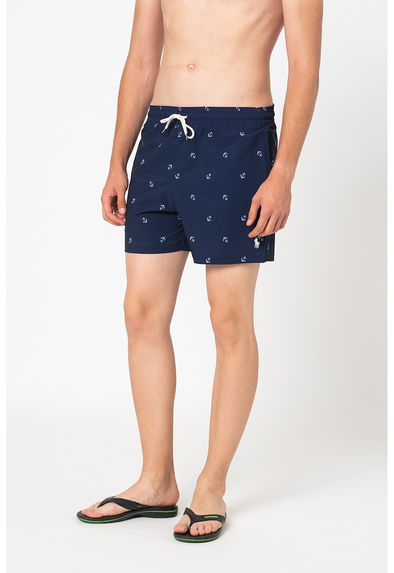Pantaloni scurti de baie cu imprimeu Traveler de la Polo Ralph Lauren