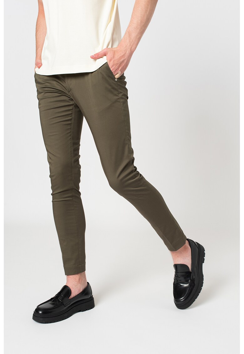 Pantaloni chino slim fit fashiondays.ro imagine noua gjx.ro