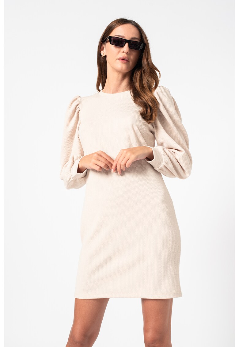 Rochie mini dreapta cu maneci bufante Anny