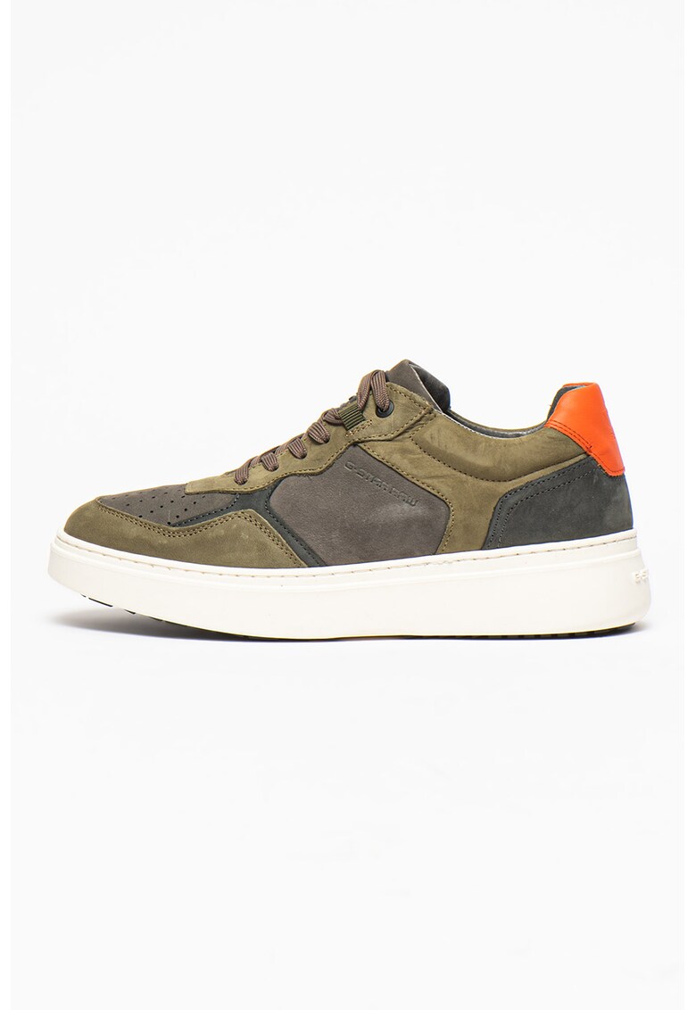 Pantofi sport de piele nabuc cu model colorblock Lash Pantofi sport de piele nabuc cu model colorblock Lash fashiondays.ro
