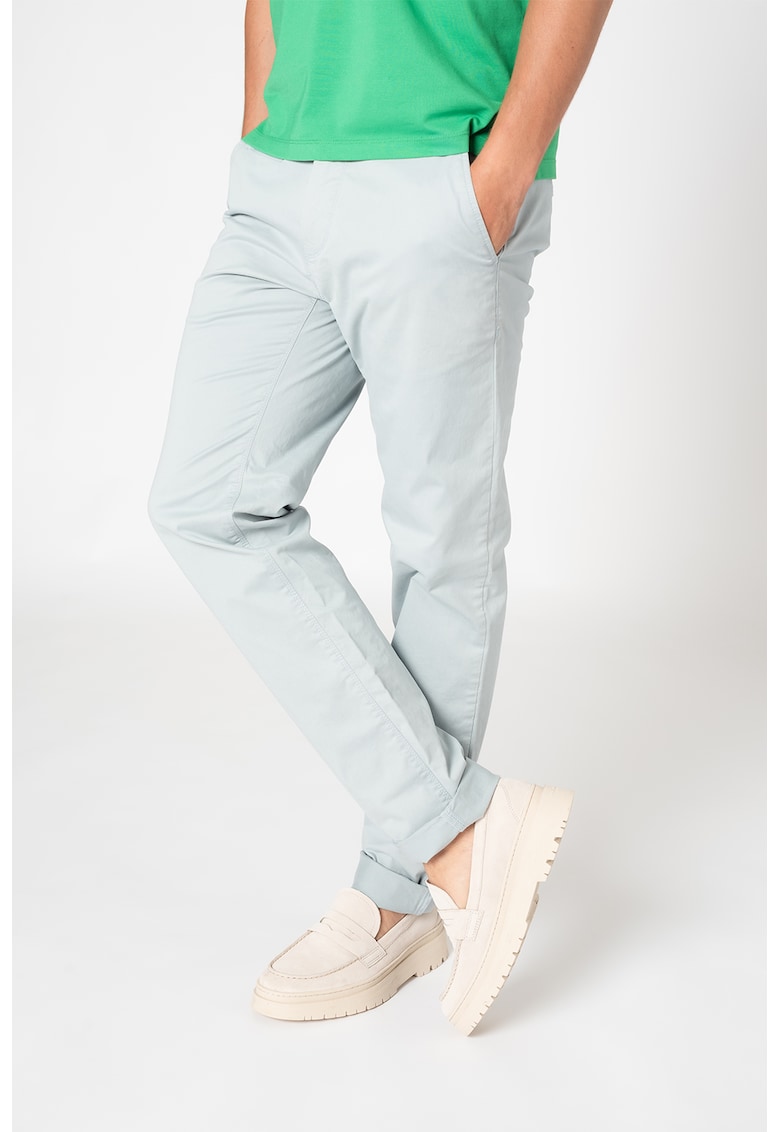 Pantaloni chino din amestec de bumbac fashiondays.ro imagine noua gjx.ro