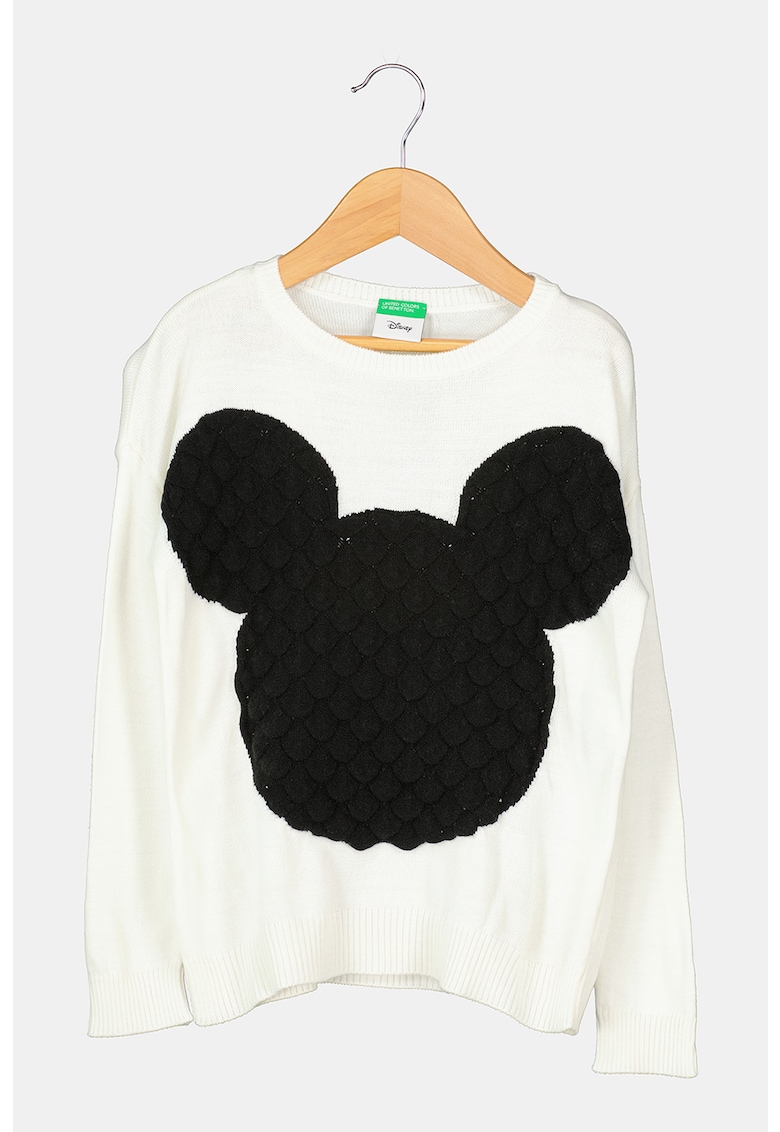 Pulover tricotat fin cu model Mickey Mouse 2023 ❤️ Pret Super fashiondays imagine noua 2022