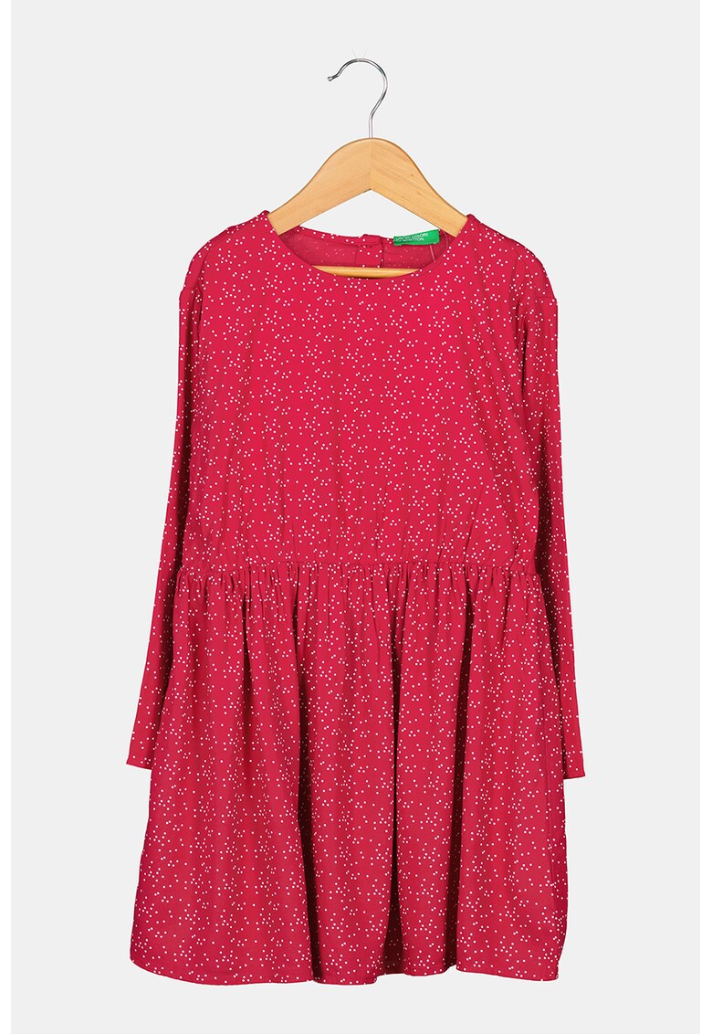 Rochie evazata cu decolteu rotund