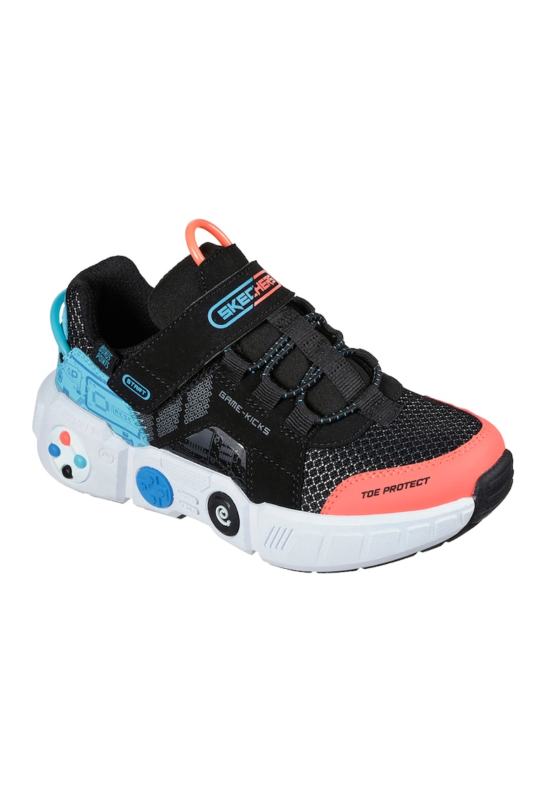 Pantofi sport cu velcro Gametronix Skechers BAIETI