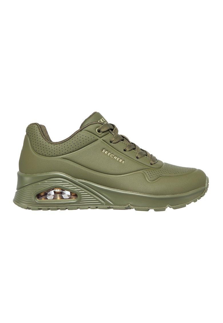 Pantofi sport de piele ecologica Uno Stand On Air - Verde aquamarin