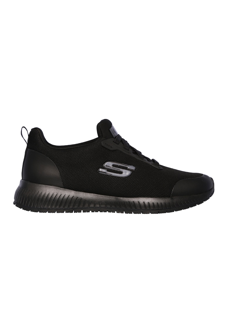 Pantofi sport slip-on din material textil Squad SR Skechers fashiondays.ro