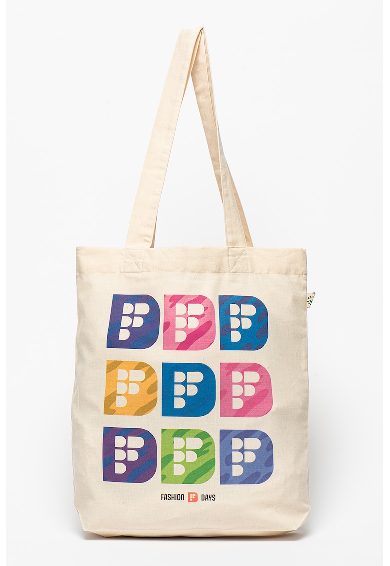 Geanta tote unisex de bumbac organic cu logo