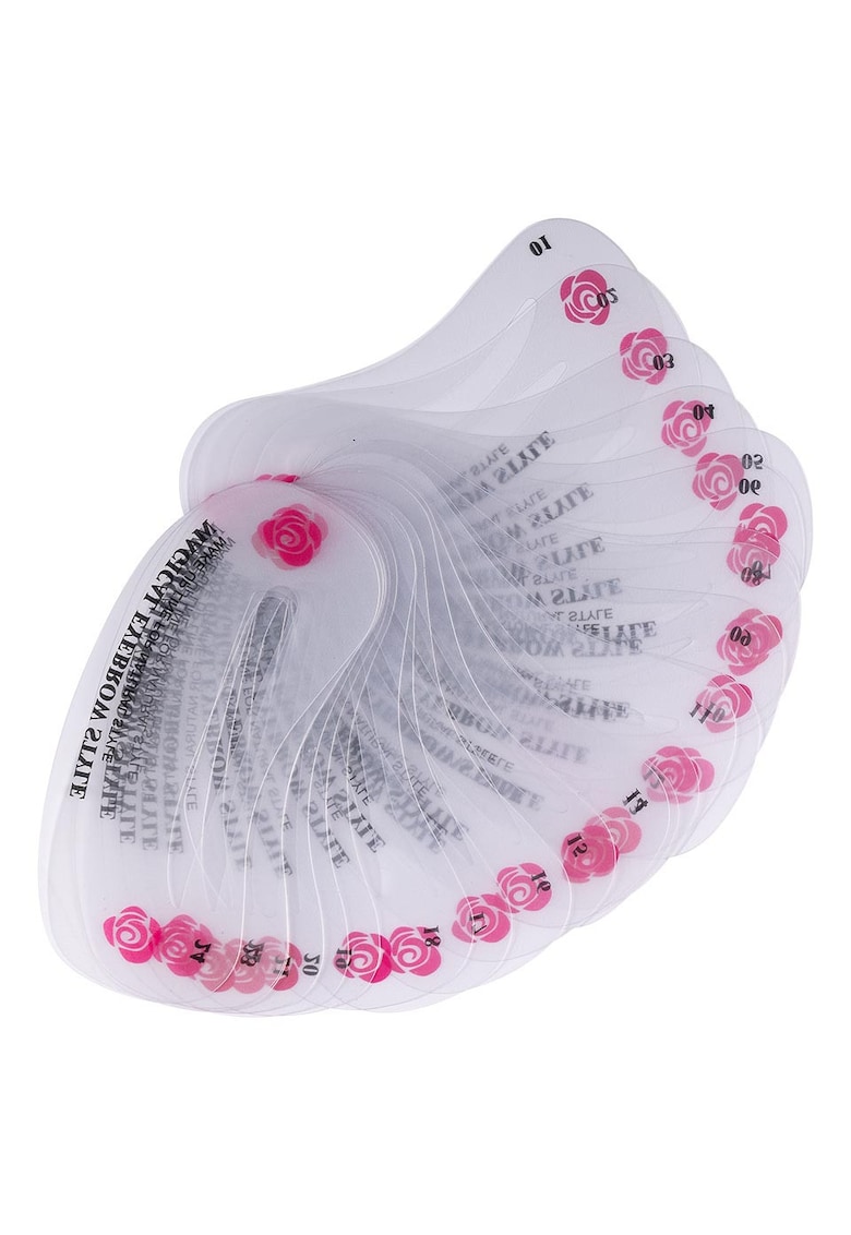 Set Sabloane sprancene - Magical Eyebrow - 24 bucati
