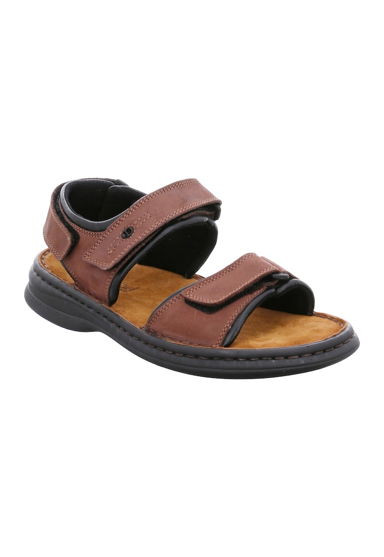 Sandale barbati - Rafe - Velcro - Maro
