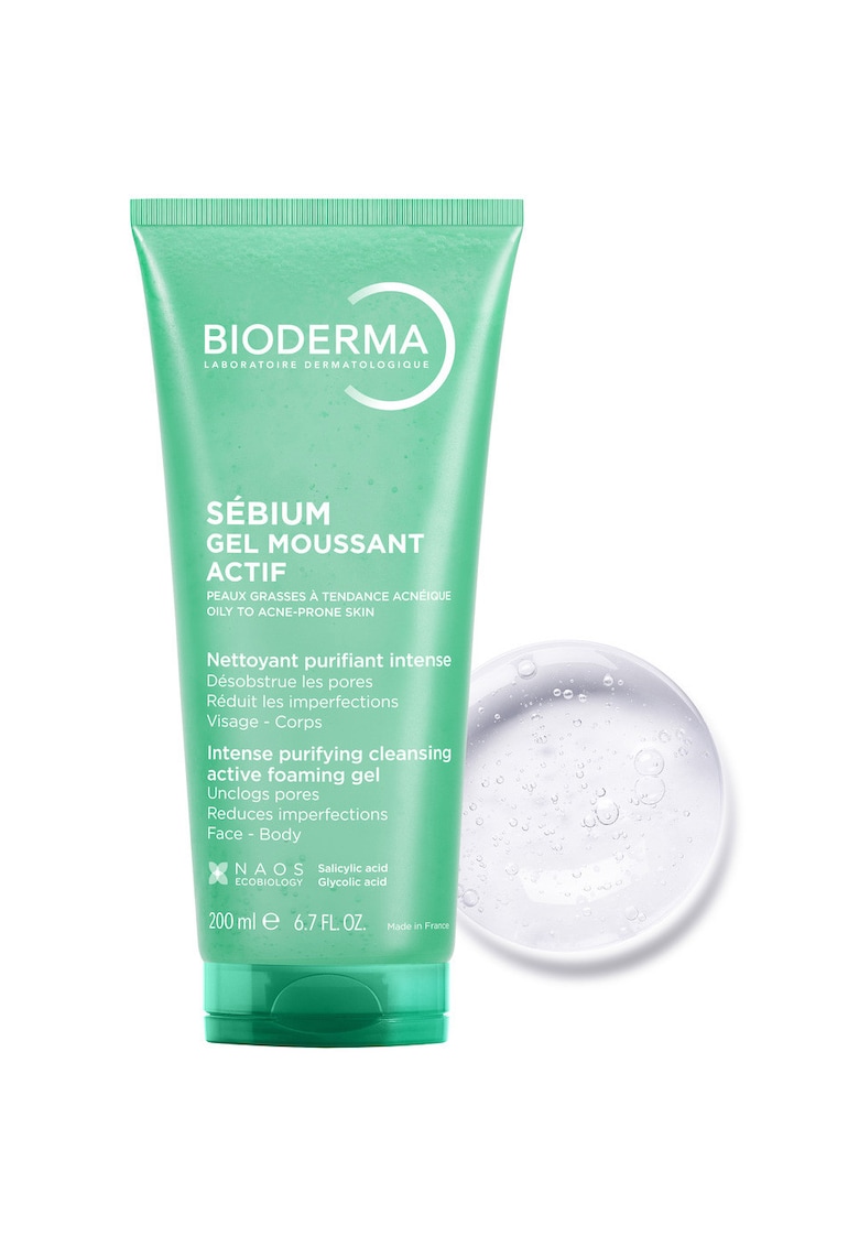 Gel de curatare spumant activ Sebium pentru ten mixt/gras - 200 ml