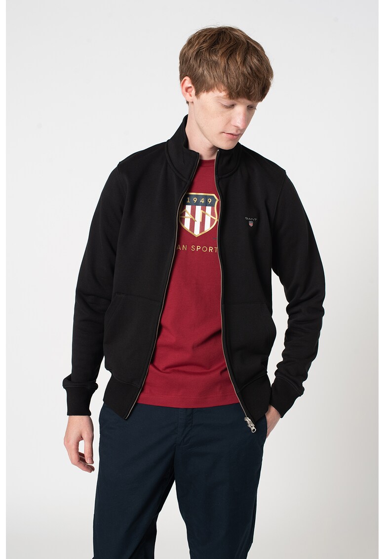 Gant Суитшърт Original с цип и бродирано лого и цип за Мъже Gant Суитшърт Original с цип и бродирано лого и цип за Мъже