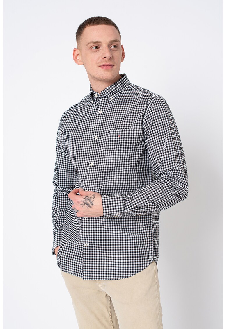 Gant Карирана риза Oxford за Мъже Gant Карирана риза Oxford за Мъже