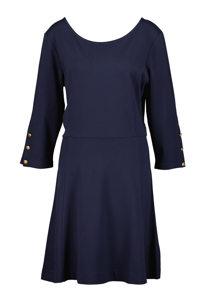 Rochie evazata mini cu maneci 3/4