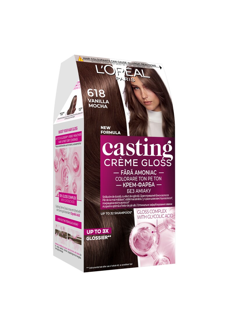 Vopsea de par semi-permanenta fara amoniac -  Casting Creme Gloss