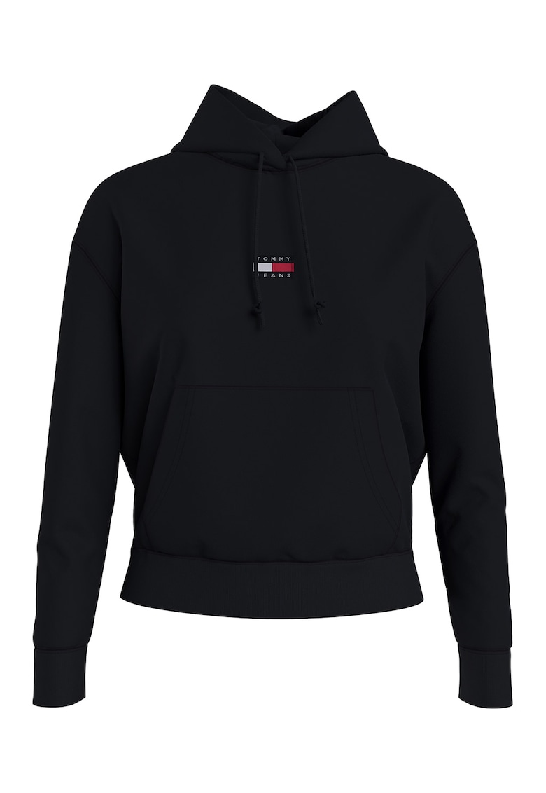 Tommy Jeans Худи с органичен памук и джоб кенгуру за Жени Tommy Jeans Худи с органичен памук и джоб кенгуру за Жени